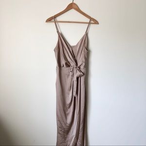 Shona Joy Blush Satin Bridesmaids Dress